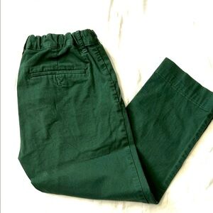 J Crew Crewcuts Dark Green Chinos for Boys Size 14Slim